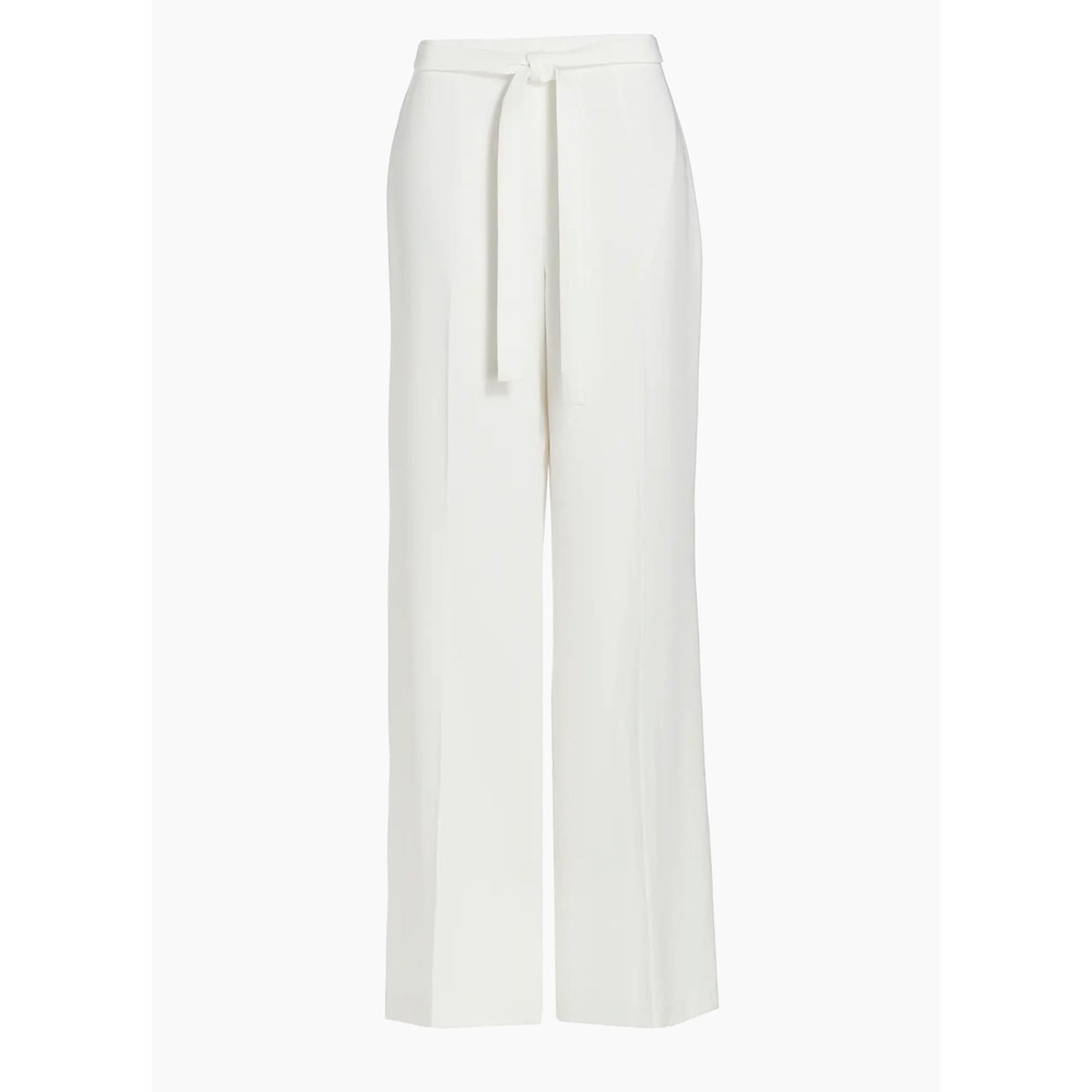 NWT Elieβ Tahari Brianne Belted Wide Leg Pants / Size 8 / Never Worn / $325 MSRP